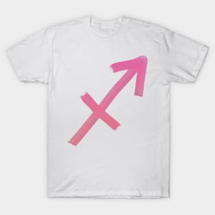 Sagittarius on pink paper T-Shirt